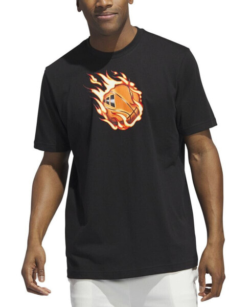 Men's On Fire Baller Graphic T-Shirt