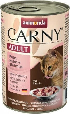 Animonda Carny Karma Adult Indyk + Kurczak + Krewetki puszka 400g