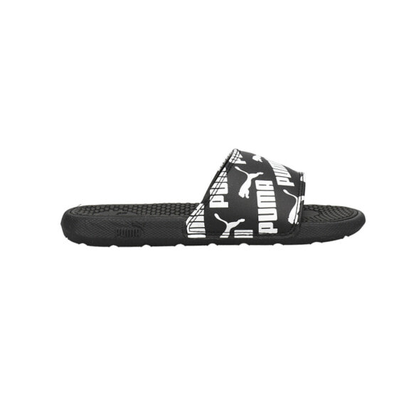 Puma Cool Cat Bolt Slide Youth Boys Black Casual Sandals 38245503