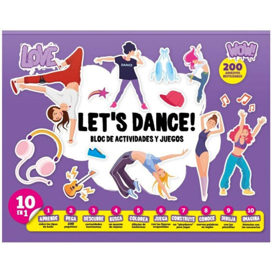 Блокнот для детей IMAGILAND Lets Dance 10 в 1