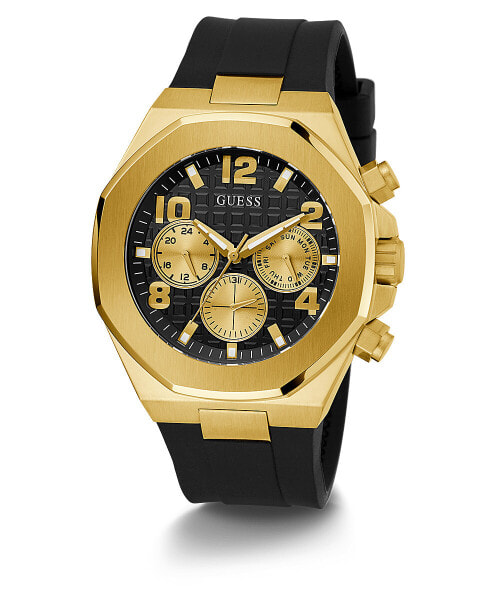 Часы мужские Guess EMPIRE 46 мм с силиконовым ремешком GW0583G2