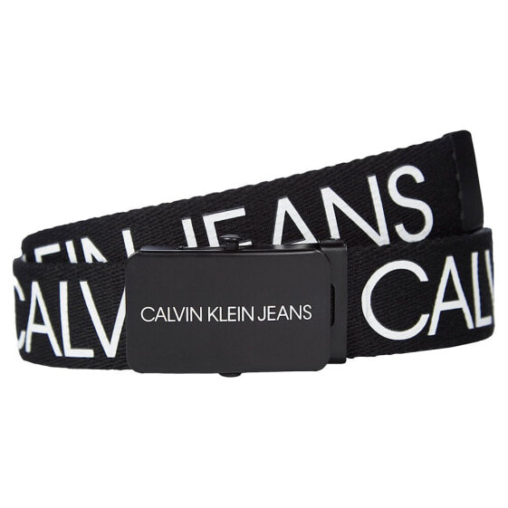 CALVIN KLEIN JEANS Canvas Logo Belt