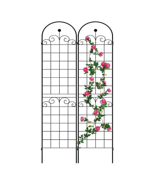 Rustproof Rose Trellis for Climbing Plants 86.7"x19.7"