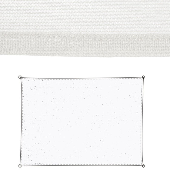 Ткань 3 x 4 m Тент 300 x 400 x 0,5 cm полиэтилен Белый