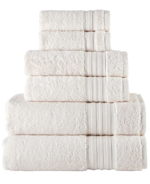 Turkish Spa Collection 6-Pc Cotton Towel Set