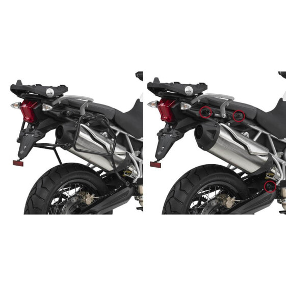 GIVI Monokey/Retro Fit Rapid Release Side Case Holder Triumph Tiger 800/800 XC/800 XR