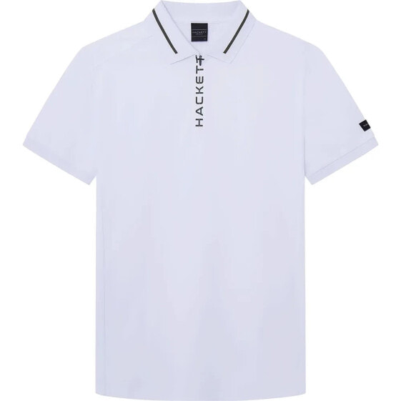 HACKETT Print Placket short sleeve polo