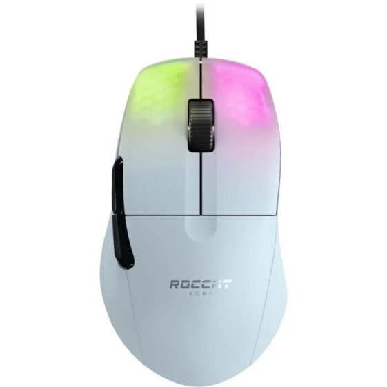 ROCCAT Kone One Pro White Ergonomische Hochleistungs-Gaming-Maus