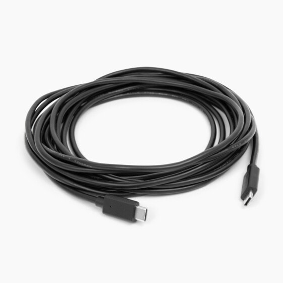 Owl Labs USB C Male to USB C Male Cable for Meeting Owl 3 (16 Feet / 4.87M), 4.87 m, USB C, USB C, Black