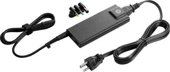 HP 65W Slim (G6H47AA) Ladekabel (4,5 mm, 7,4mm, Ultrabook) mit USB Anschluss schwarz