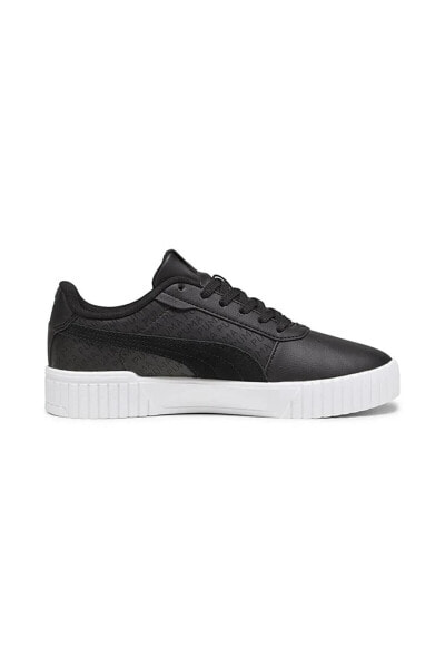 Кроссовки женские PUMA Carina 2.0 Logobsesion Черно-бело-золотые