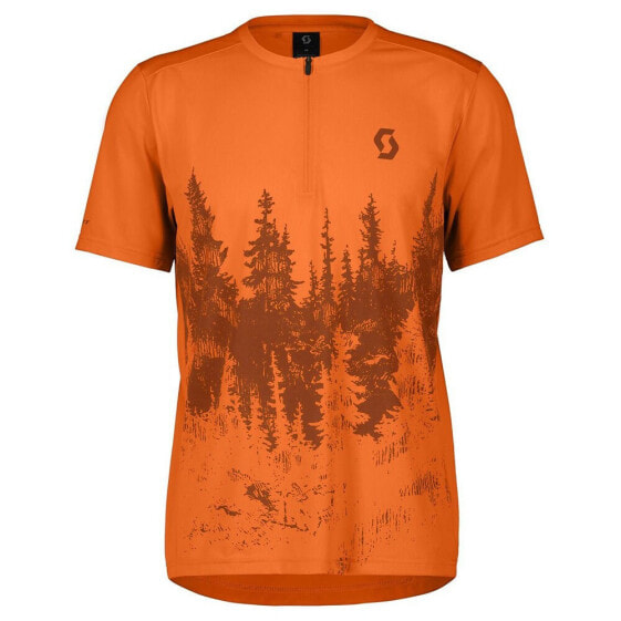 SCOTT Trail Flow Zip short sleeve jersey