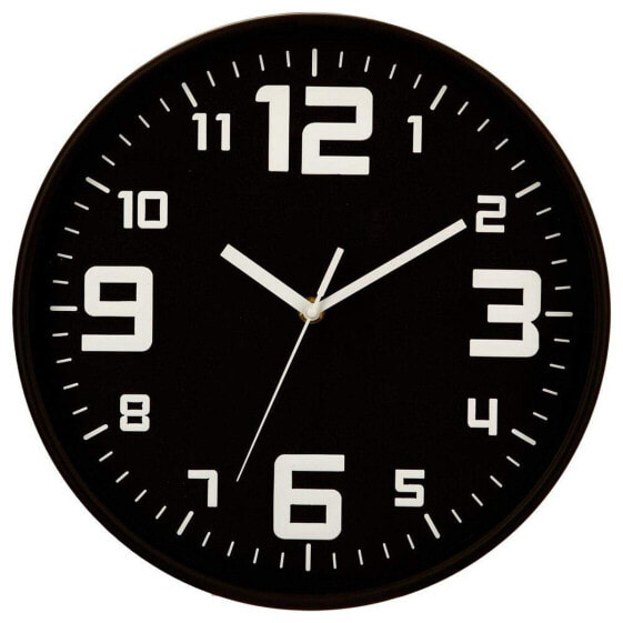 Часы настенные 5Five Чёрный полипропилен (Ø 30 см)