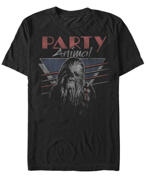 Star Wars Men's Classic Chewbacca Party Animal Short Sleeve T-Shirt