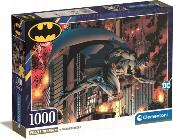 Clementoni Puzzle 1000 elementów Compact Batman