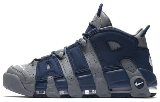 Nike Air More Uptempo "Cool Grey Midnight Navy" 921948-003 Sneakers