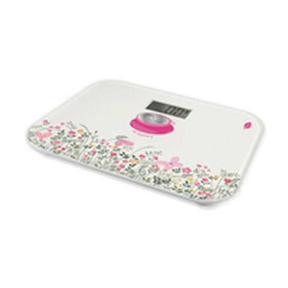 Цифровые весы для ванной Little Balance Kinetic Classic Floral Разноцветный Каленое стекло 180 kg