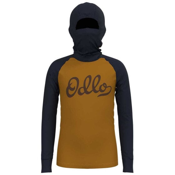 ODLO 159269 Active Warm Facemask Eco Long Sleeve T-Shirt