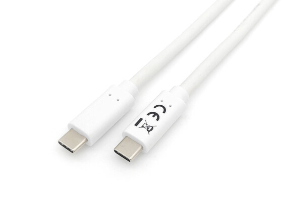 Equip USB 3.2 Gen 1 Type-C to C Cable - M/M - 1 m - 1 m - USB C - USB C - USB 3.2 Gen 1 (3.1 Gen 1) - 5000 Mbit/s - White