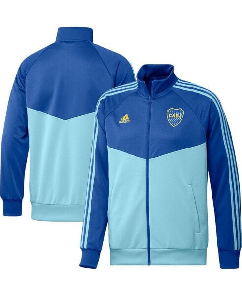 Men's Blue Boca Juniors DNA Raglan Full-Zip Track Jacket