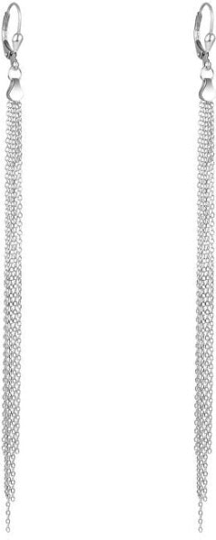 Серебряные серьги-цепочки AGUP1840