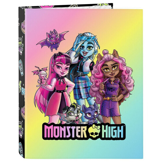 Папка-регистратор SAFTA Monster High ´´Creep´´ 4 кольца