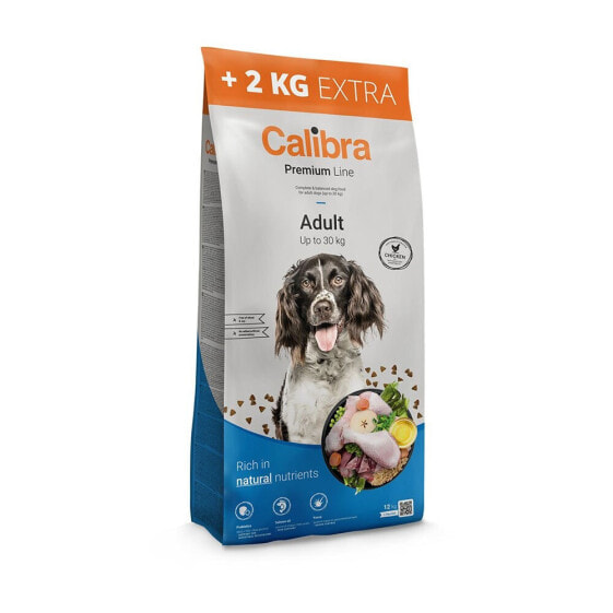 CALIBRA Premium Line Adult 12+2kg Dog Food