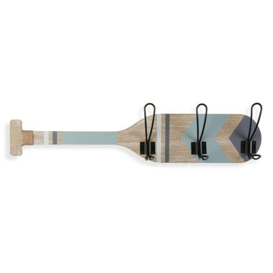 Wall mounted coat hanger Versa Resin MDF Wood (7 x 12 x 60 cm)