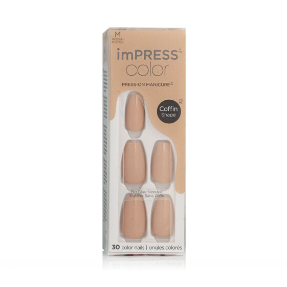 Искусственные ногти Kiss imPRESS color Nº 506 Latte (30 штук)