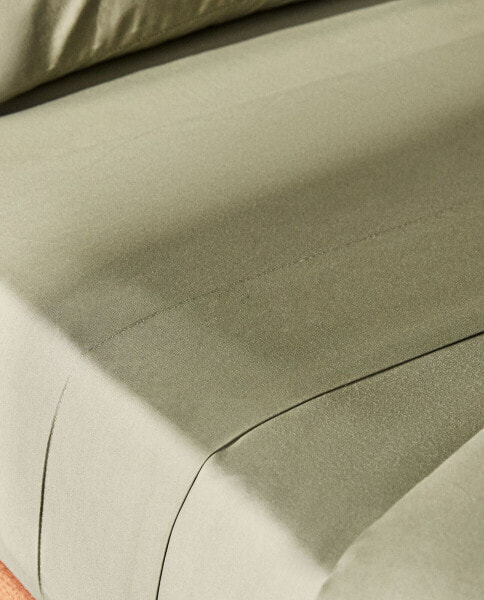 (200 thread count) cotton percale flat sheet