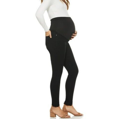 Sofia Jeans by Sofia Vergara Women Curvy Jeans 2 Black Belly Band Maternity Fit