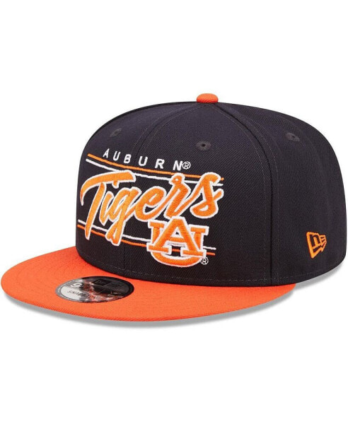 Men's Navy Auburn Tigers Team Script 9FIFTY Snapback Hat