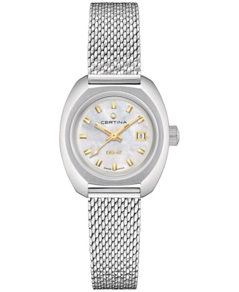 Women's Swiss Automatic DS-2 Lady Stainless Steel Mesh Bracelet Watch 28mm