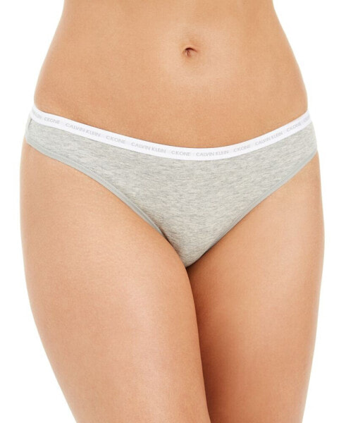 Трусы женские Calvin Klein cK One Cotton Singles Thong Underwear QD3783