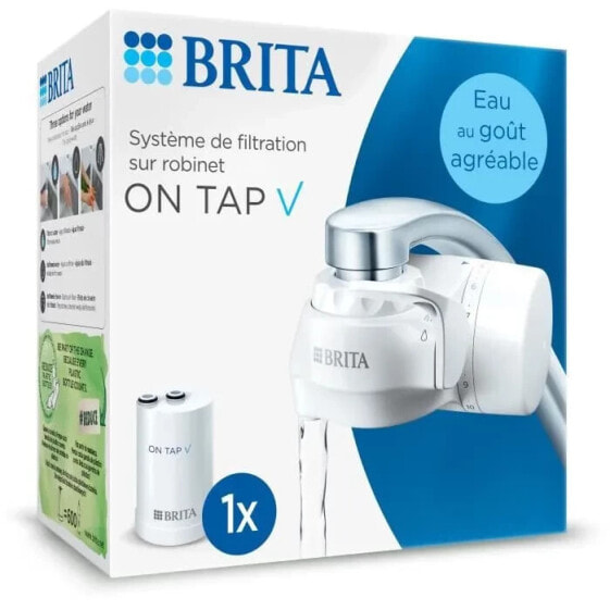 Wasserhahn-Filtersystem BRITA ON TAP V 600 l gefiltertes Wasser / 4 Monate 3 Nutzungsmodi 5 Adapter im Lieferumfang enthalten