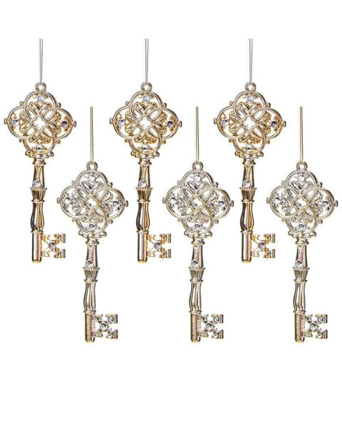 Kurt Adler Key Christmas Ornaments Multicolor