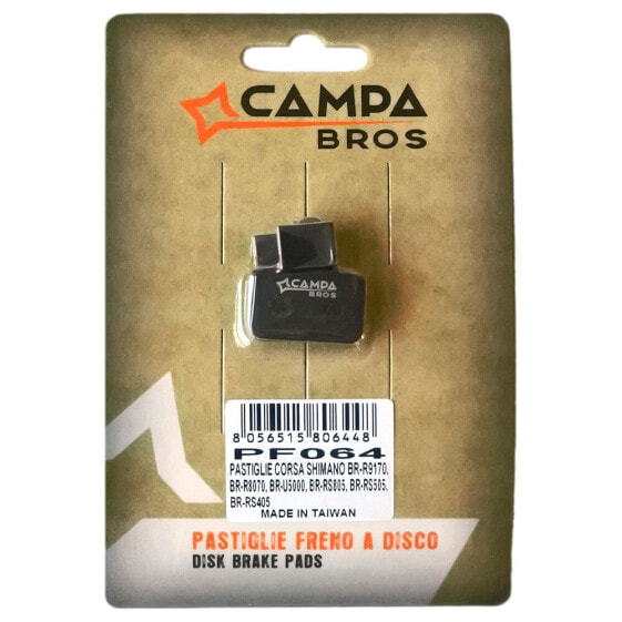 CAMPA BROS Corsa Shimano Br-R9170/Br-R8070/Br-U5000/Br-Rs805/Br-Rs505/Br-Rs405 Disc Brake Pads