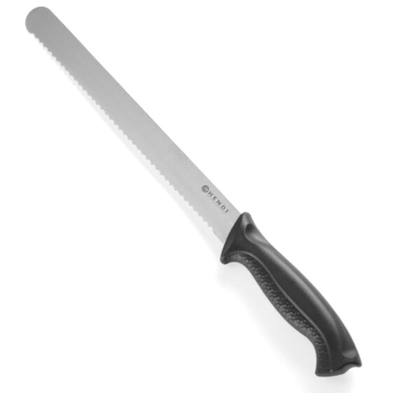 Хлебный нож профессиональный черный HACCP 250 мм - Hendi 843000