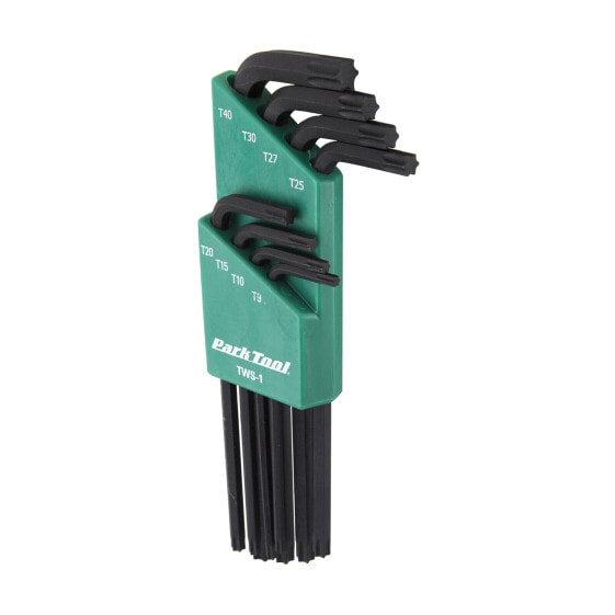 Park Tool TWS-1 L-Shaped Torx Compatible Wrench Set with Holder