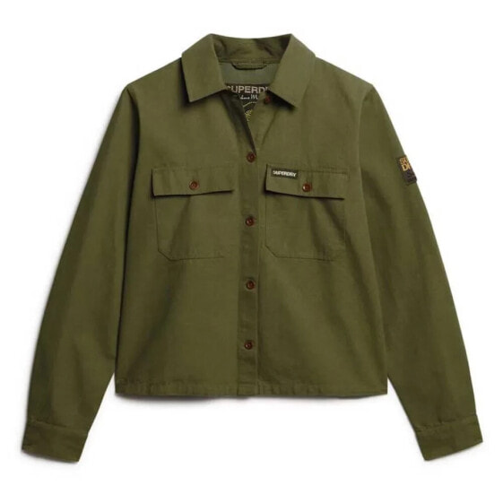 SUPERDRY St Tropez Military long sleeve shirt