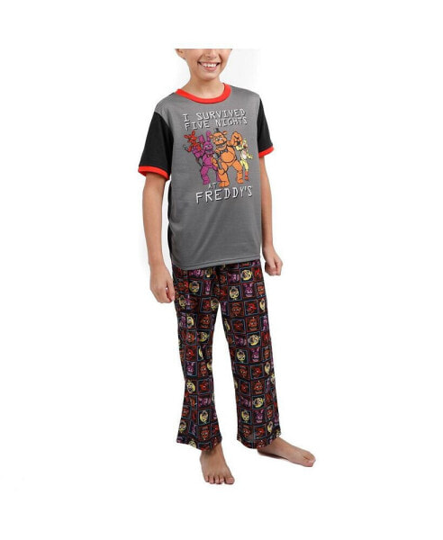 Little Boys Horror Video Game Youth Pajama Sleep Wear Set