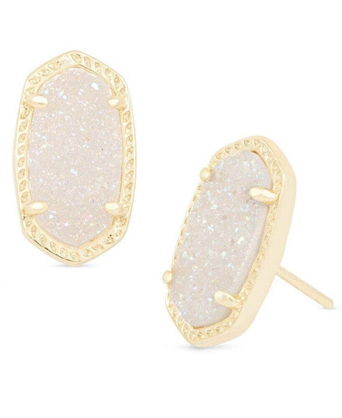 Stone Stud Earrings