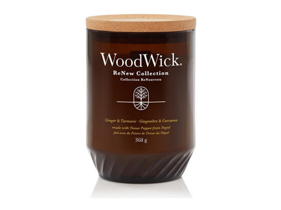Свеча ароматическая Woodwick WW.ReNew sklo velké/Ginger & Turmeric