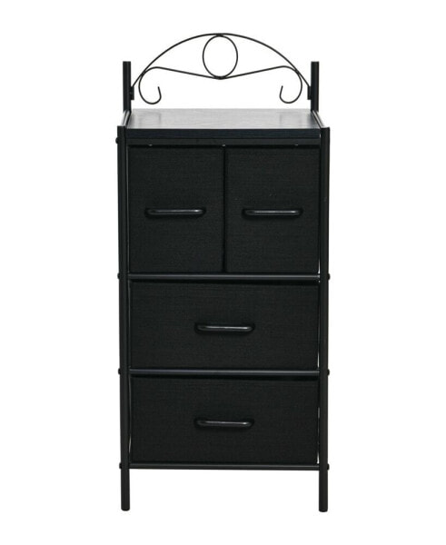 Short Storage Tower, 4 Drawer