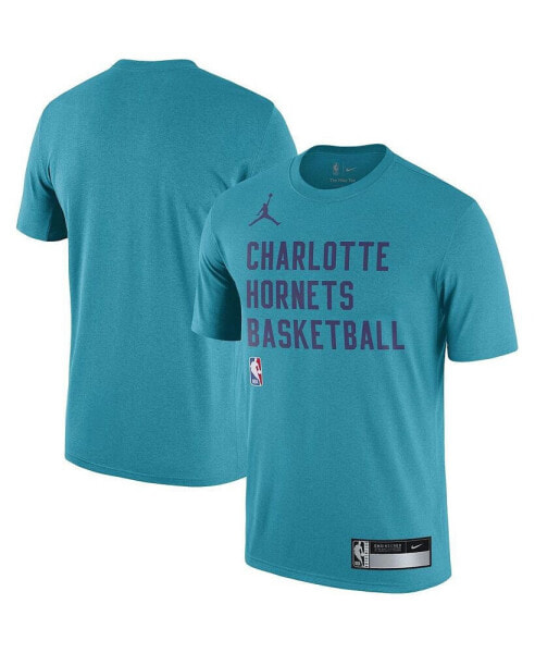Men's Teal Charlotte Hornets 2023/24 Sideline Legend Performance Practice T-shirt