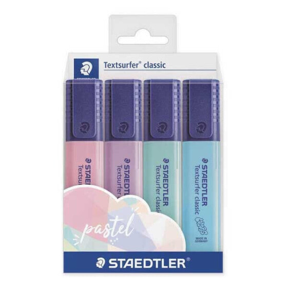 Фломастеры STAEDTLER Textsurfer Classic 364 Pack Пастельные оттенки 4 шт.