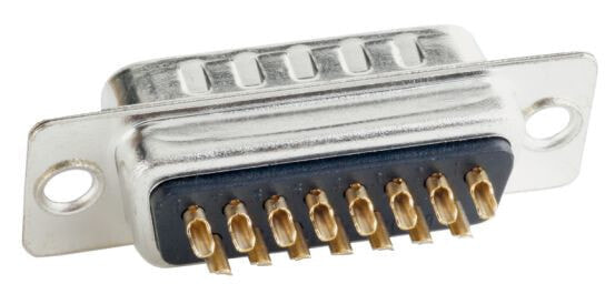 Conec 301A10019X - D-SUB - Silver - Male - Straight - Nickel/Gold - IP20
