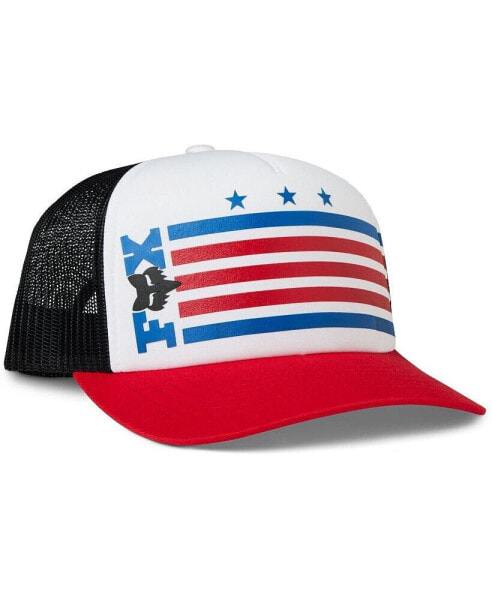 Бейсболка мужская Fox Бело-красная Unity Snapback Hat