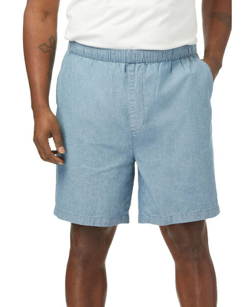 Big & Tall Pull-On Knockarounds Chambray Shorts