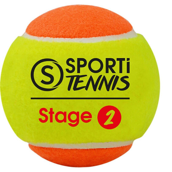 SPORTI FRANCE Stage 2 Tennis Ball 36 Units